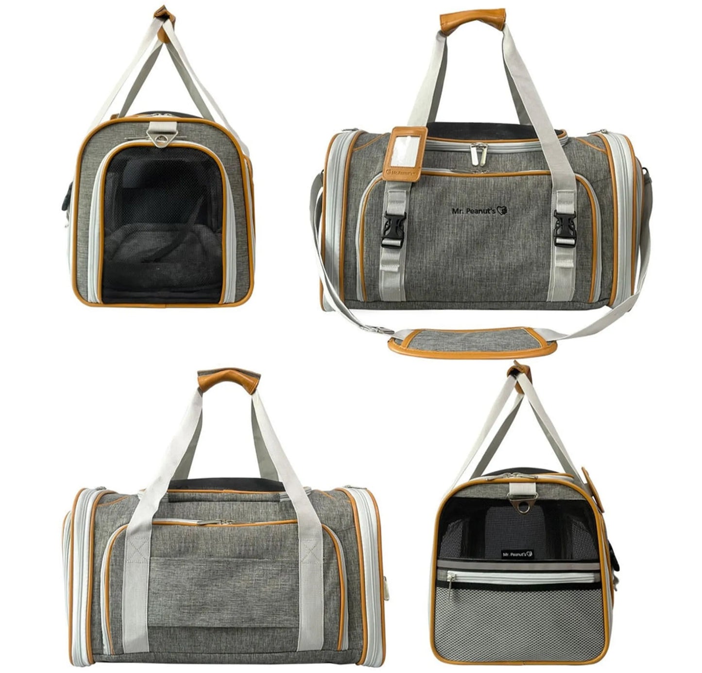 Mr. Peanut's Platinum Series Double Expandable Pet Carrier - Your Pet Connection