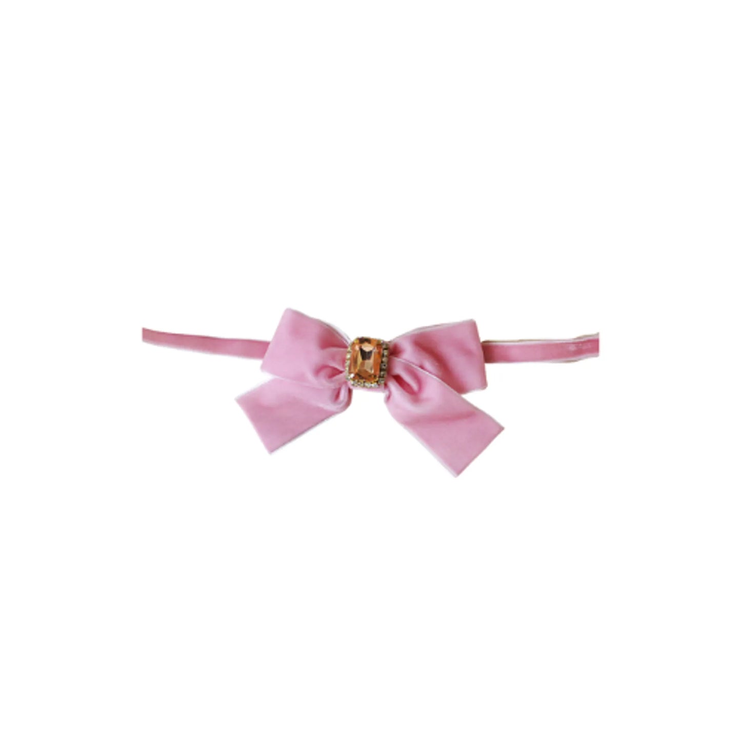 Luxurious Velvet Bow Necklace - Your Pet Connection