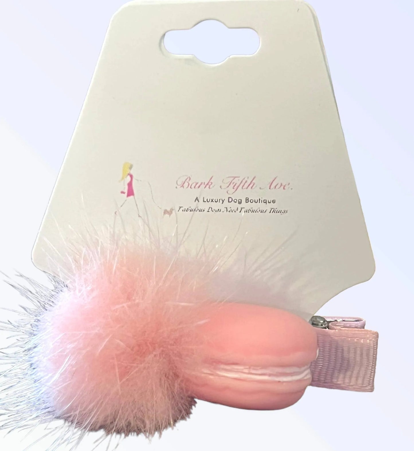 Mink PomPom Macaroon Dog Hair Clip - Your Pet Connection