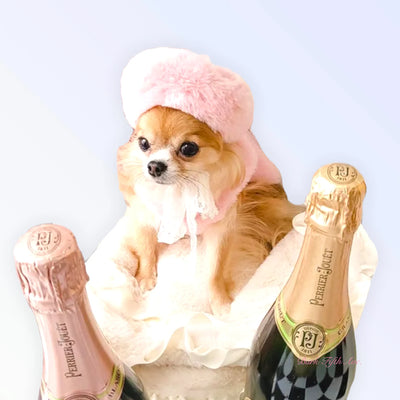 Bark Fifth Avenue Luxurious Furry Beret for Dogs