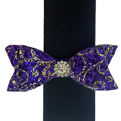 Bark Fifth Avenue Mardi Gras Pet Bow Set
