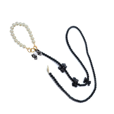 Bark Fifth Avenue Pearl Bow Dog Leash 43.3 Inch