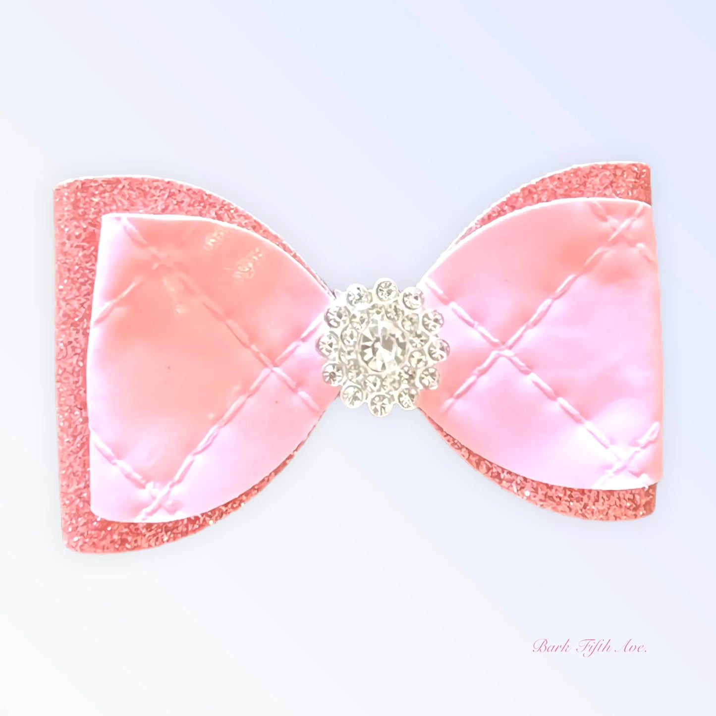 Quilted Glam Spring Bow - Your Pet Connection