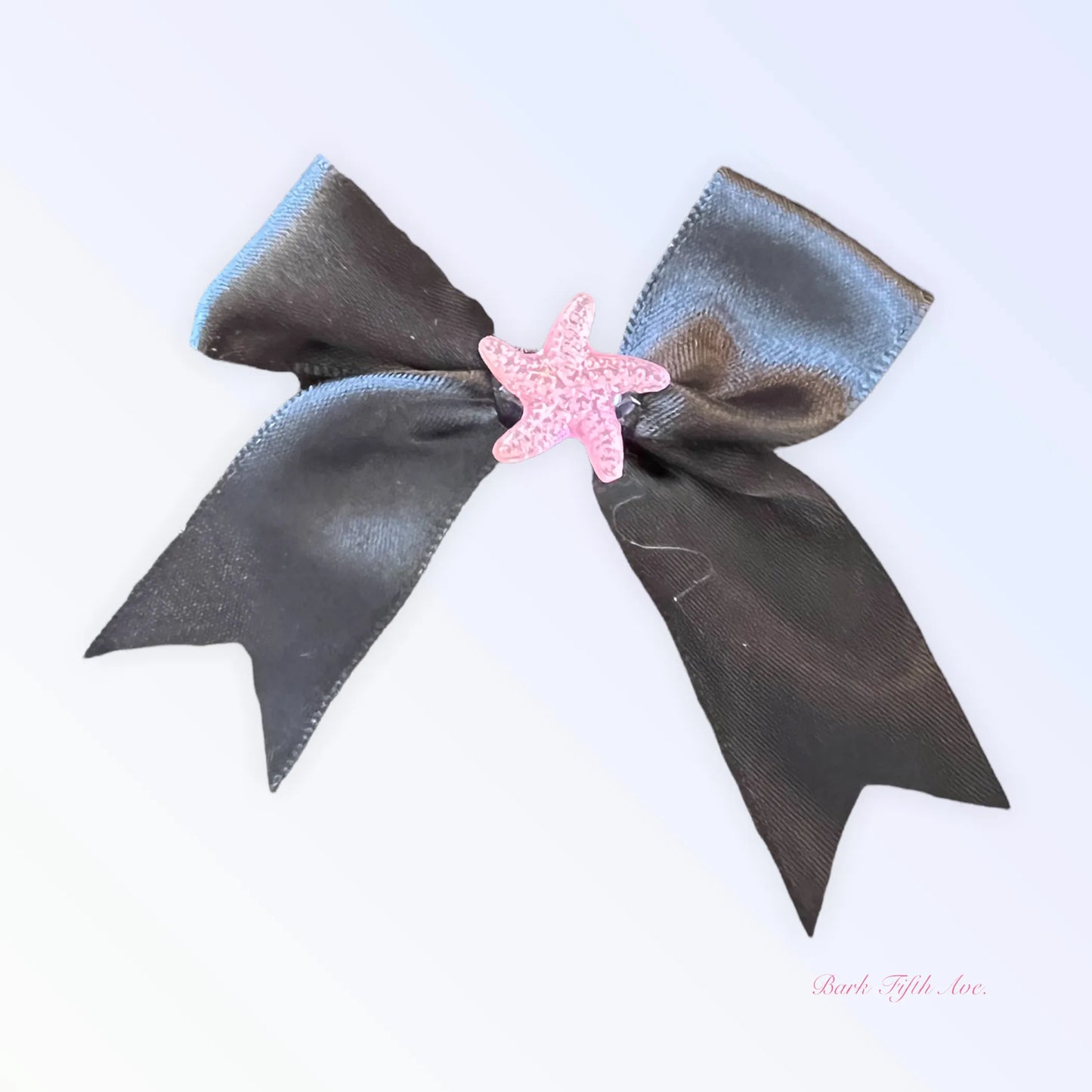 Satin Starfish Rhinestone Hair Clip - Your Pet Connection