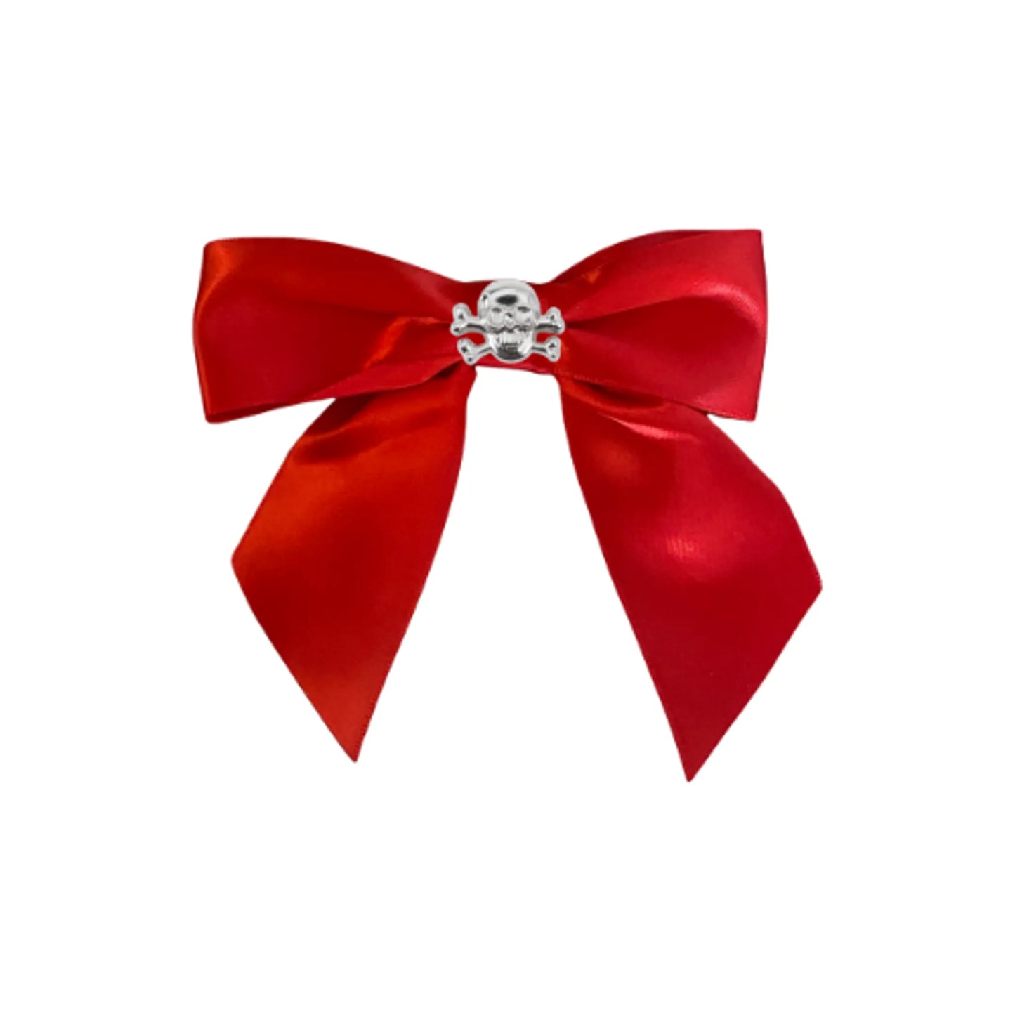 Skull Studded Hair Bow - Your Pet Connection
