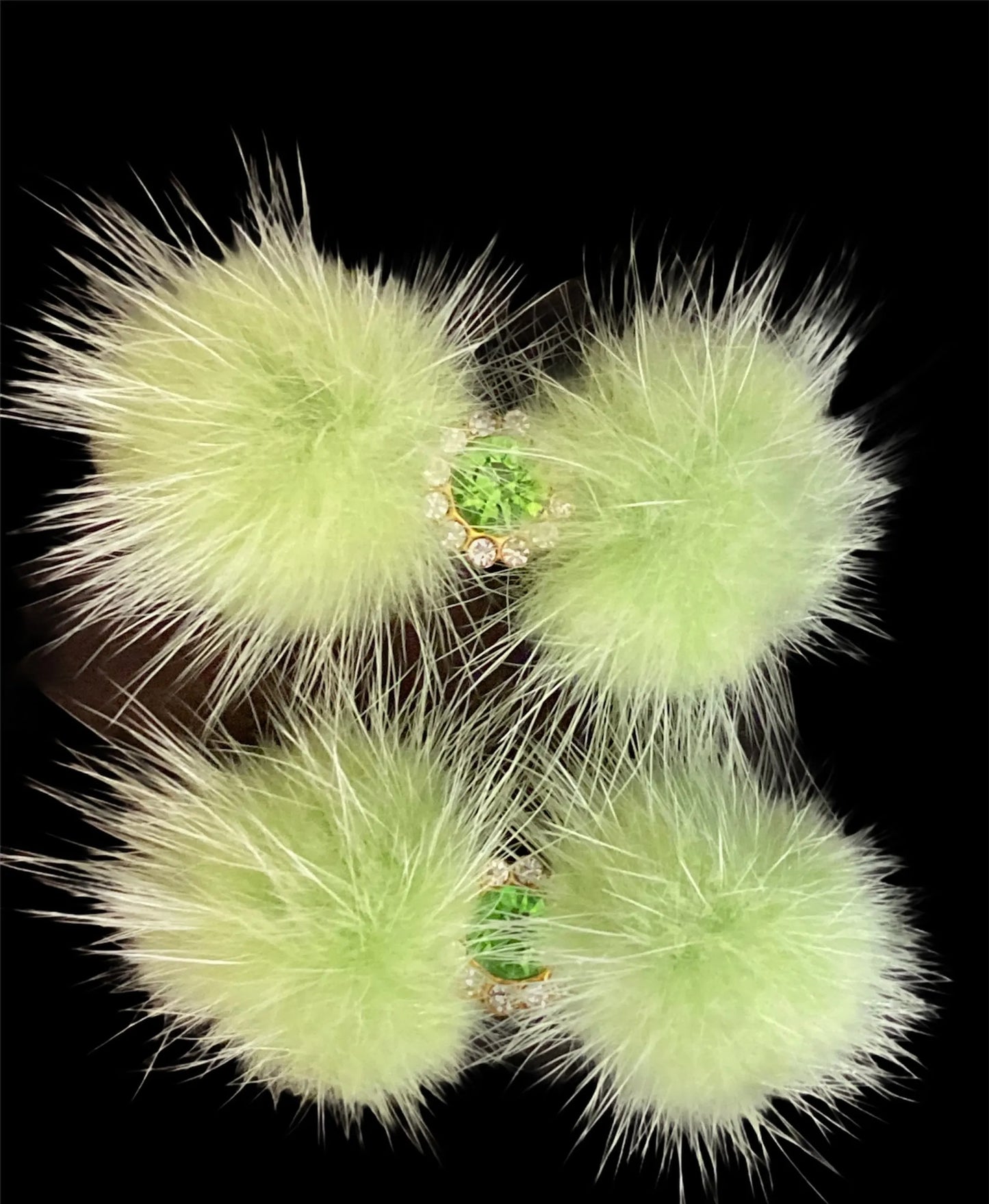 Snowflake Pom Pom Hair Barrettes - Your Pet Connection