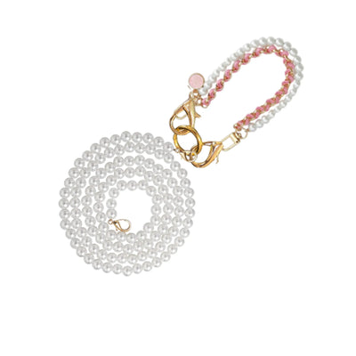 Bark Fifth Avenue Chic Pearl Dog Leash 47 Inch
