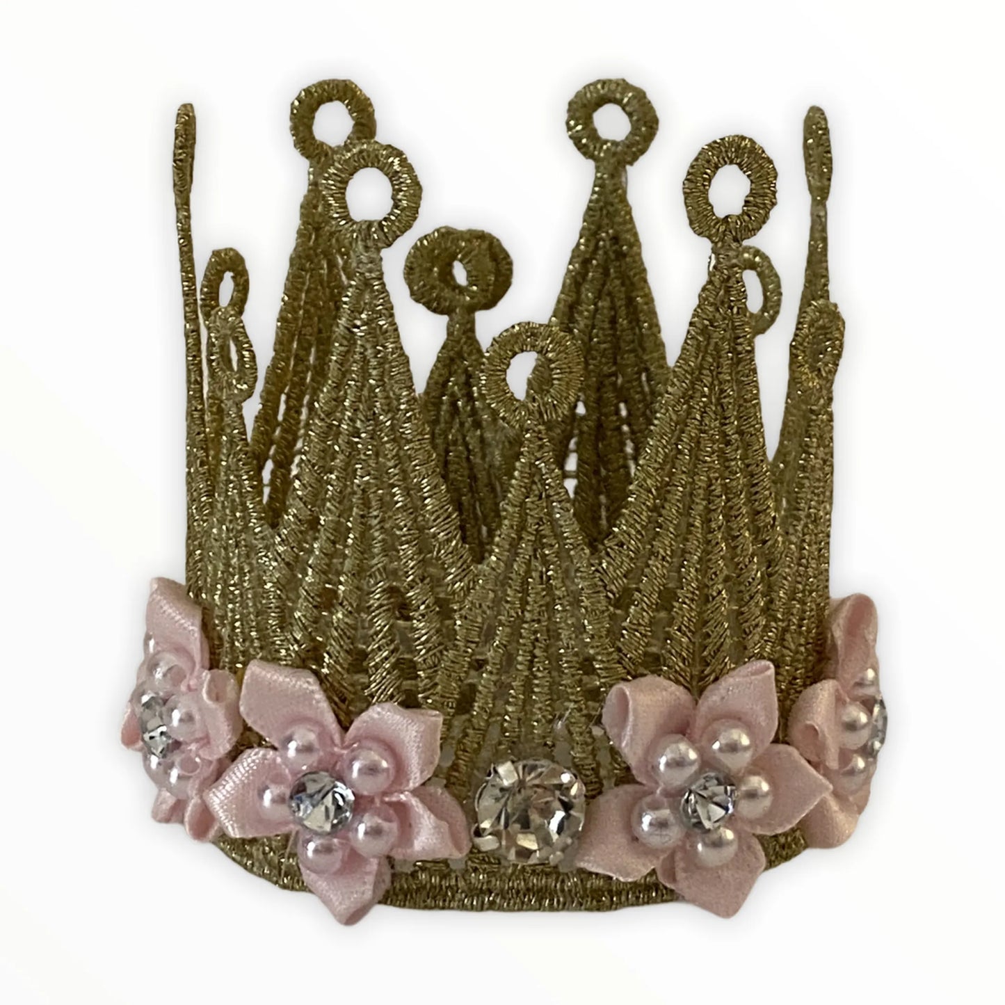 Bark Fifth Avenue Elegant Lace Dog Crown XS