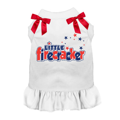 Bark Fifth Avenue Little Firecracker Dog Dress 30cm