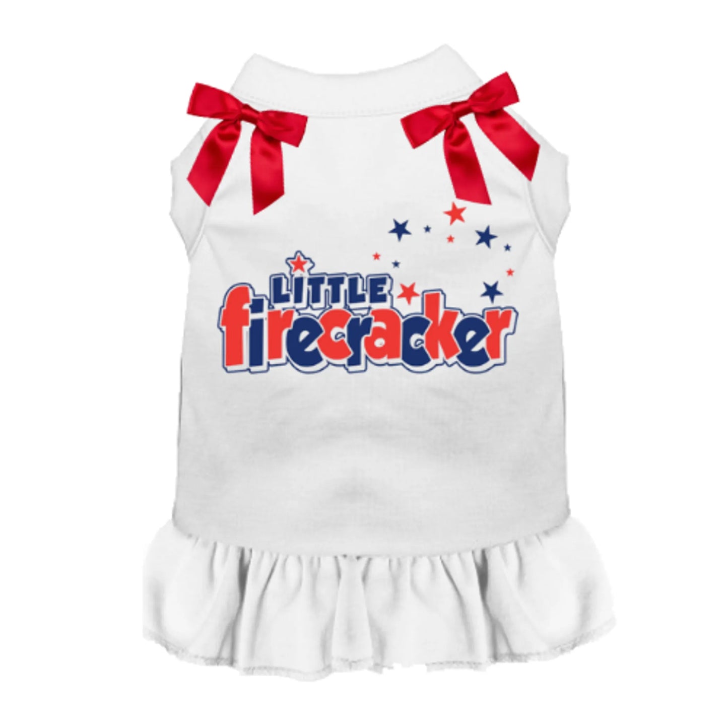 Bark Fifth Avenue Little Firecracker Dog Dress 30cm
