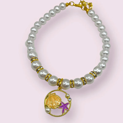 Oceanic Pearl Dog Necklace - Your Pet Connection