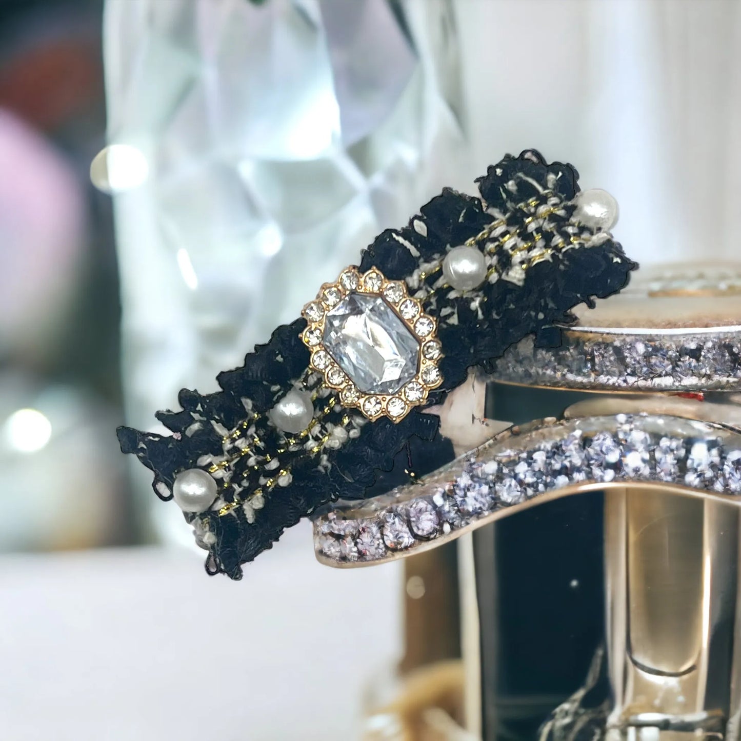 Bark Fifth Avenue Tweed Dog Bow Collection