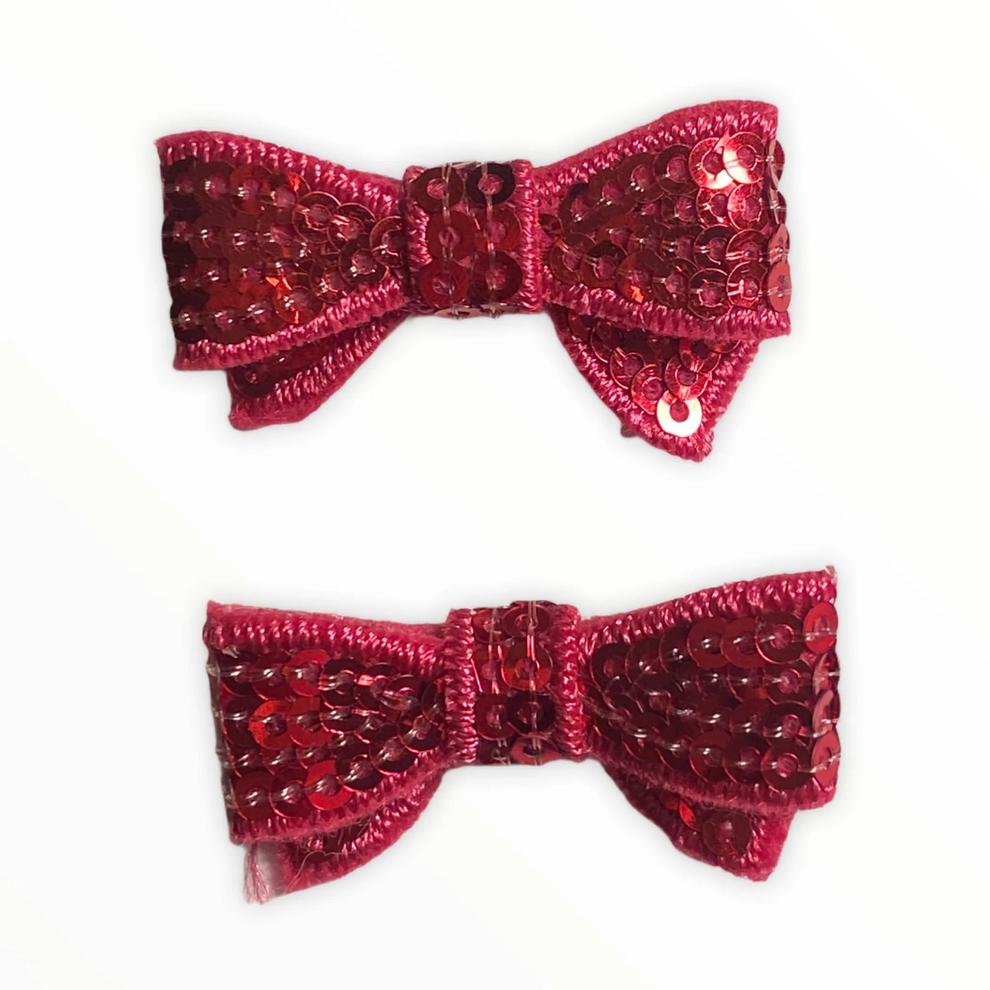 Bark Fifth Avenue Mini Sequin Hair Bows 1.5 Inches