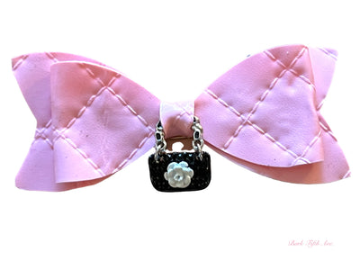 Bark Fifth Avenue Vegan Leather Dog Hair Clips 5-Inch