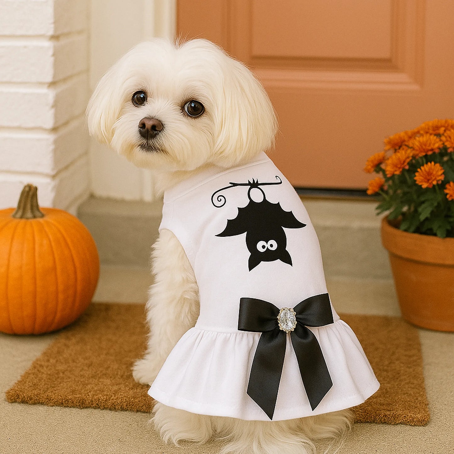 Bark Fifth Avenue Upside-Down Bat Dress