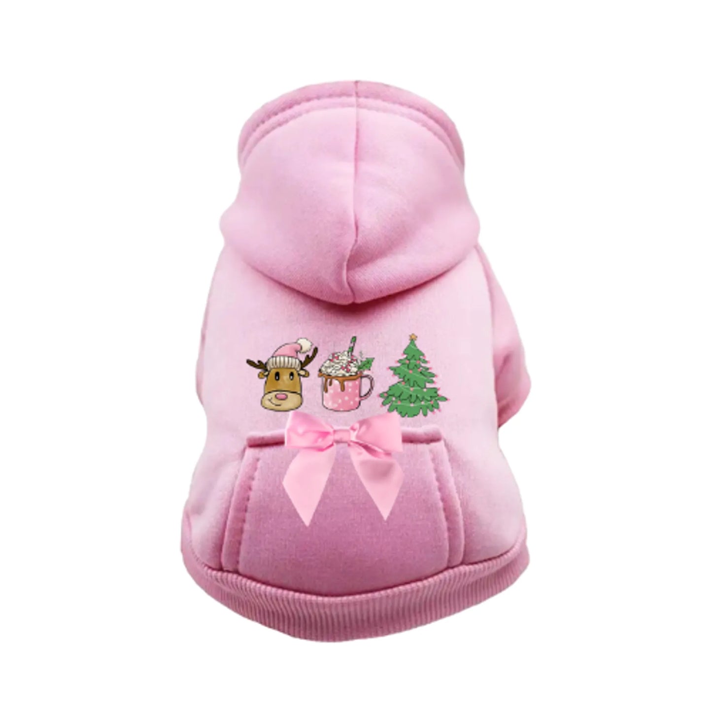 Reindeer Fun- Dog Hoodie - Your Pet Connection