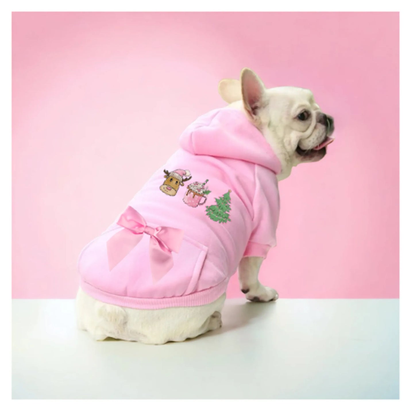 Reindeer Fun- Dog Hoodie - Your Pet Connection