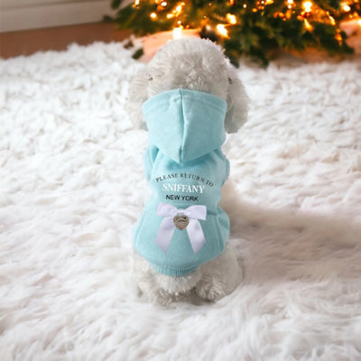 Bark Fifth Avenue Chic Winter Dog Hoodie