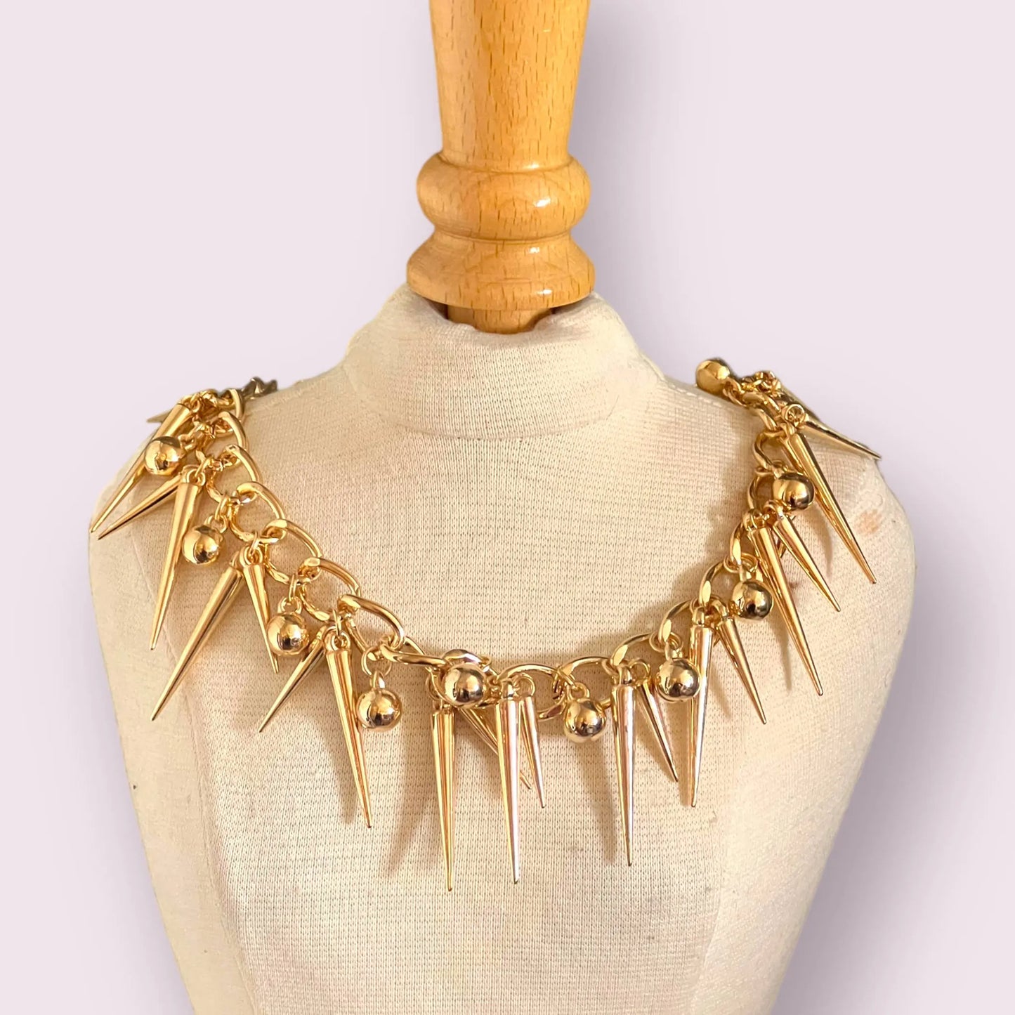 Spikey Stud Chain- Dog Necklace - Your Pet Connection