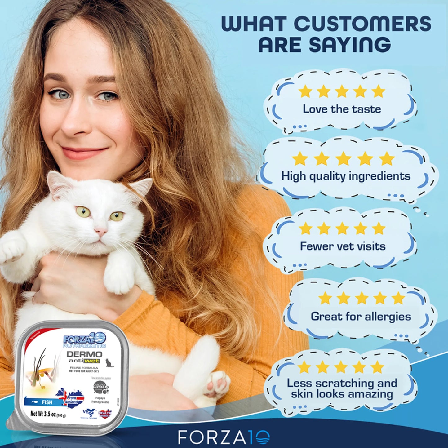 Forza10 ActiWet Dermo Support Icelandic Fish Recipe Canned Cat Food - Your Pet Connection