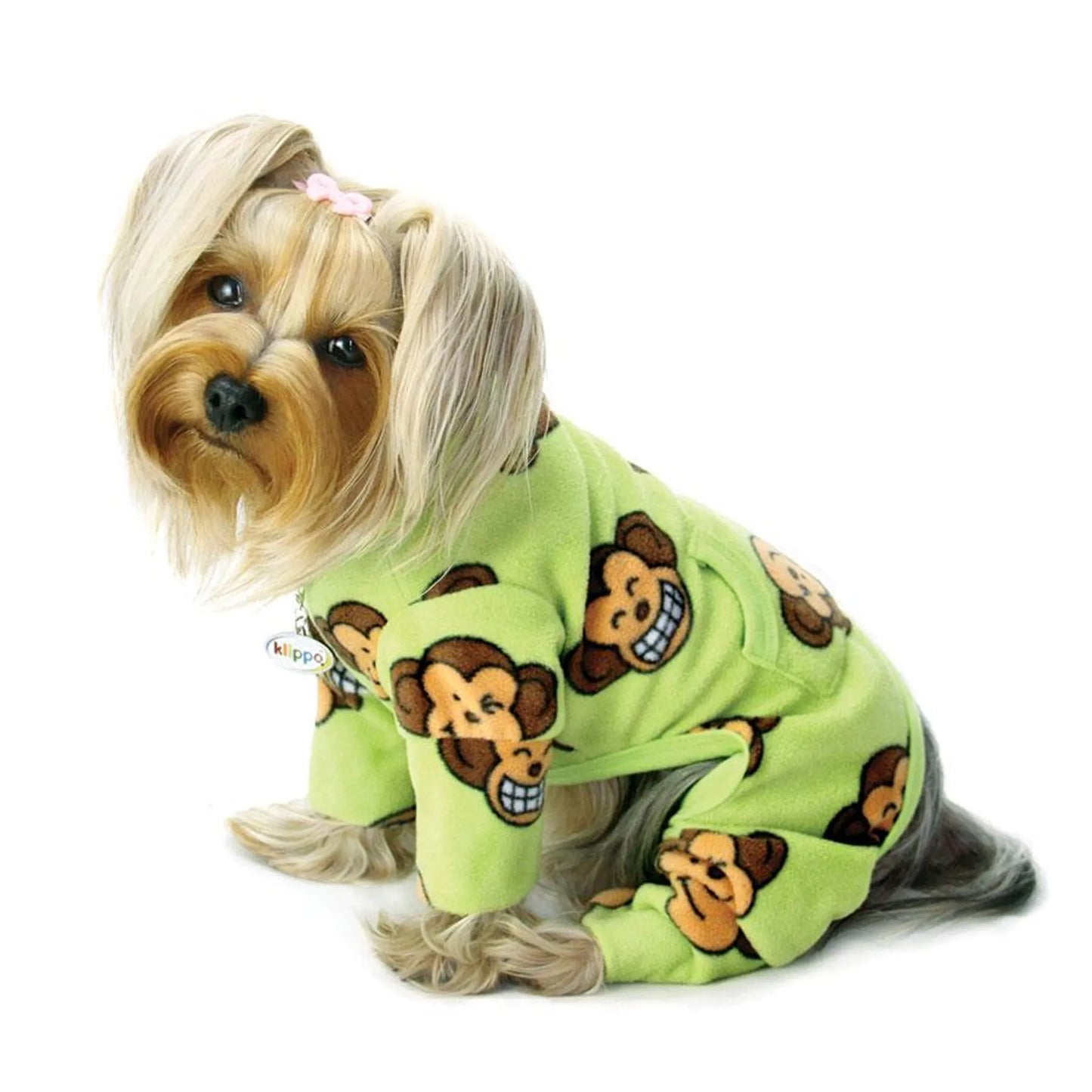Silly Monkey Fleece Turtleneck Pajamas - Your Pet Connection