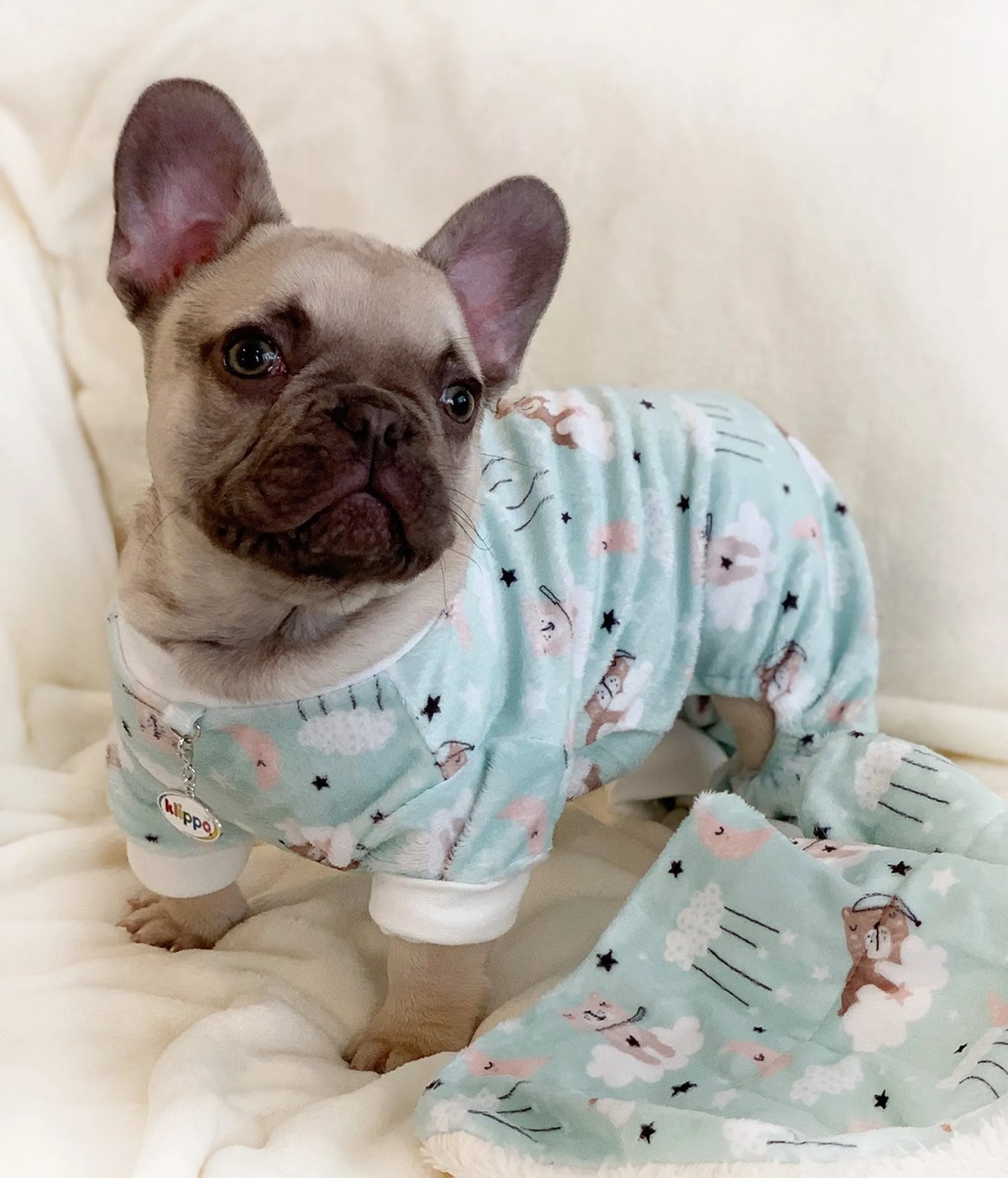Klippo Pet Ultra Soft Furry Pajamas XS