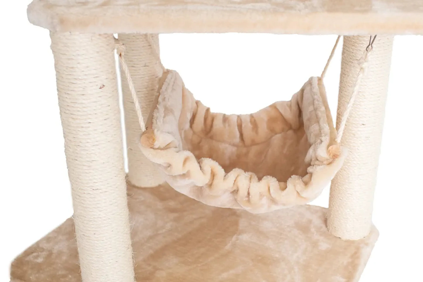 Real Wood 72" H Pet Cat Tower W Lounge Basket, Perch, A7204 - Your Pet Connection