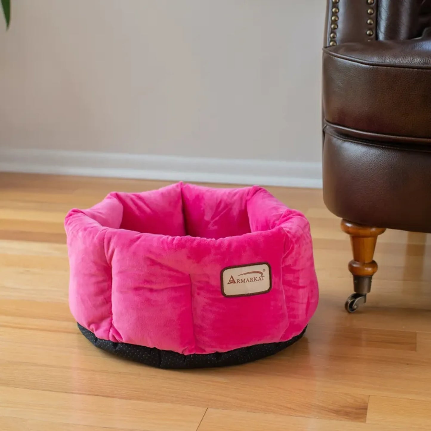 AeroMark Pink Velvet Pet Bed Extra Small