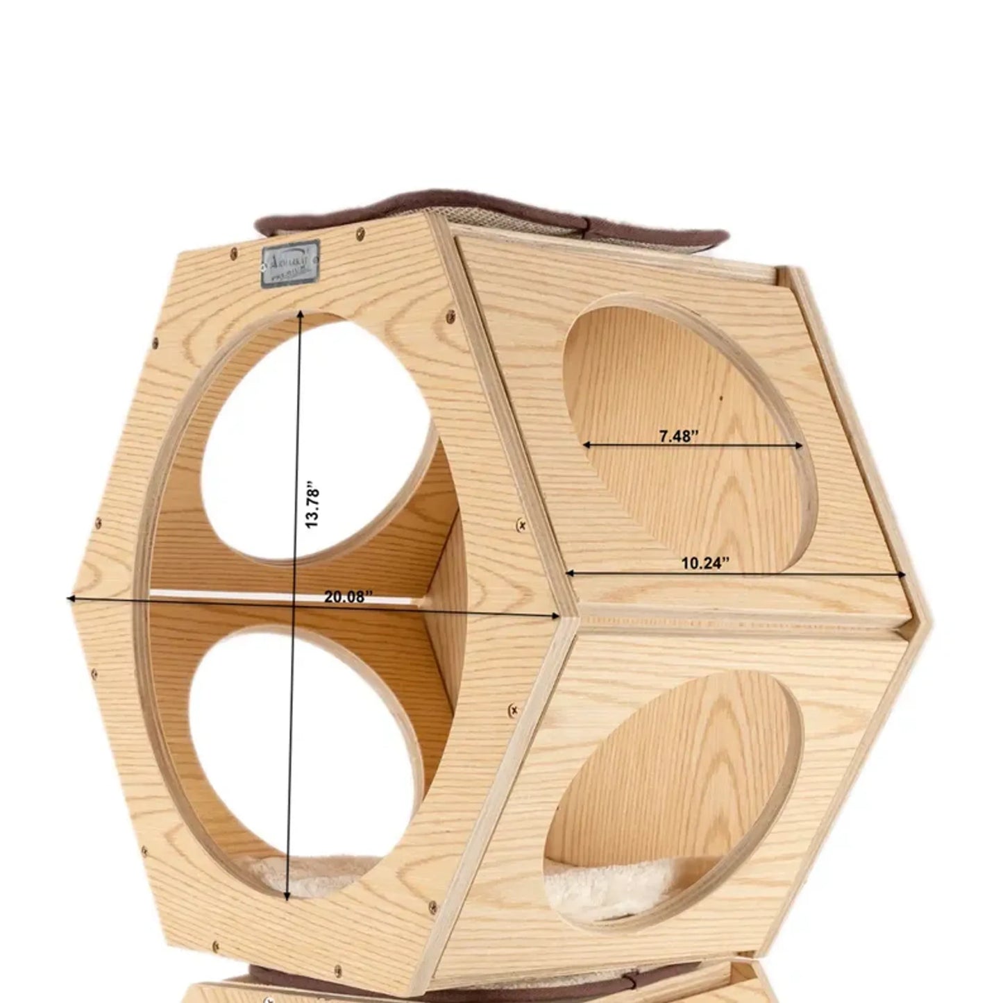 AeroMark Hexagon Cat Condo for Small Spaces