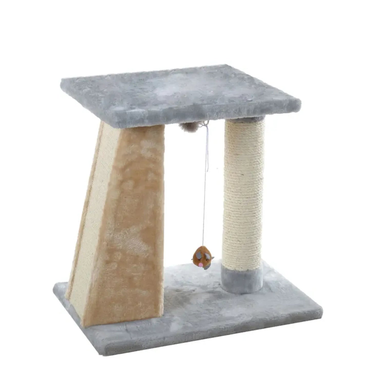Armarkat 2 Level Platform Scratcher Real Wood Cat Post - Your Pet Connection