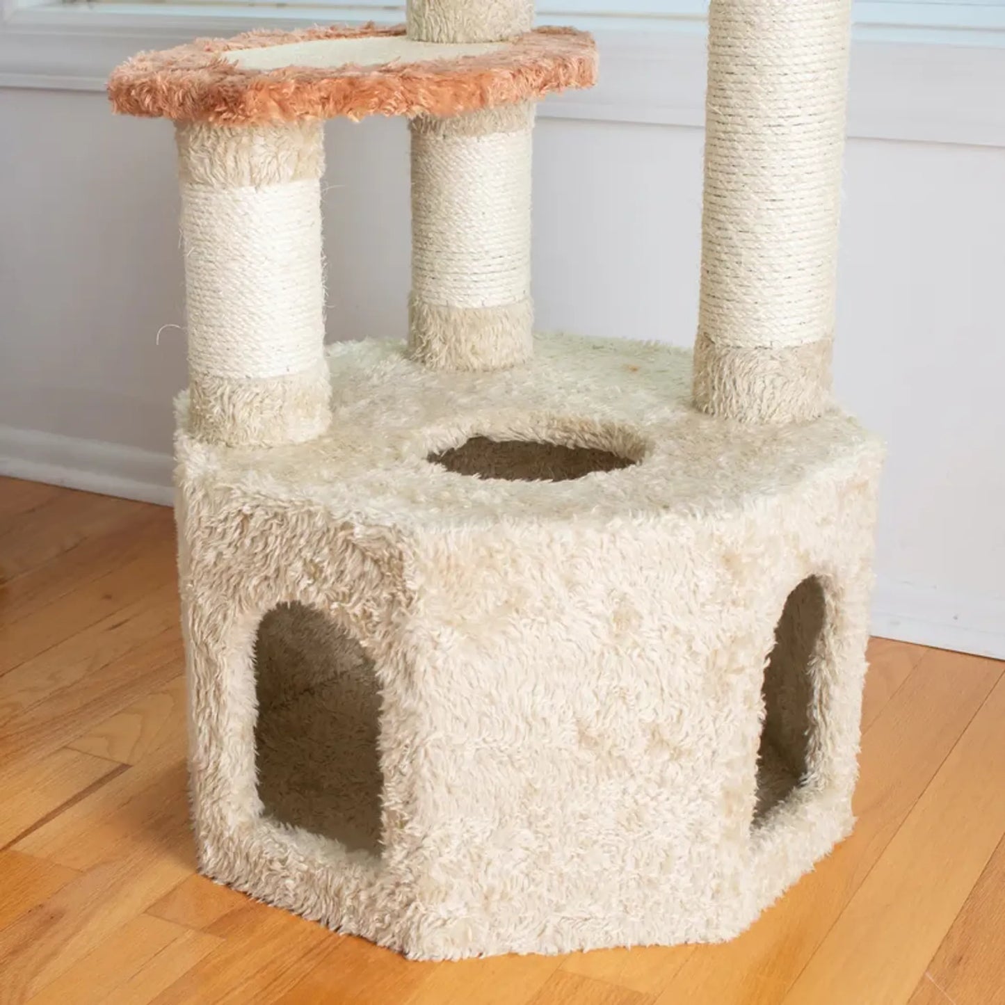 Armarkat X5703 Carpet Cat Furniture Real Wood Cat Condo - Your Pet Connection