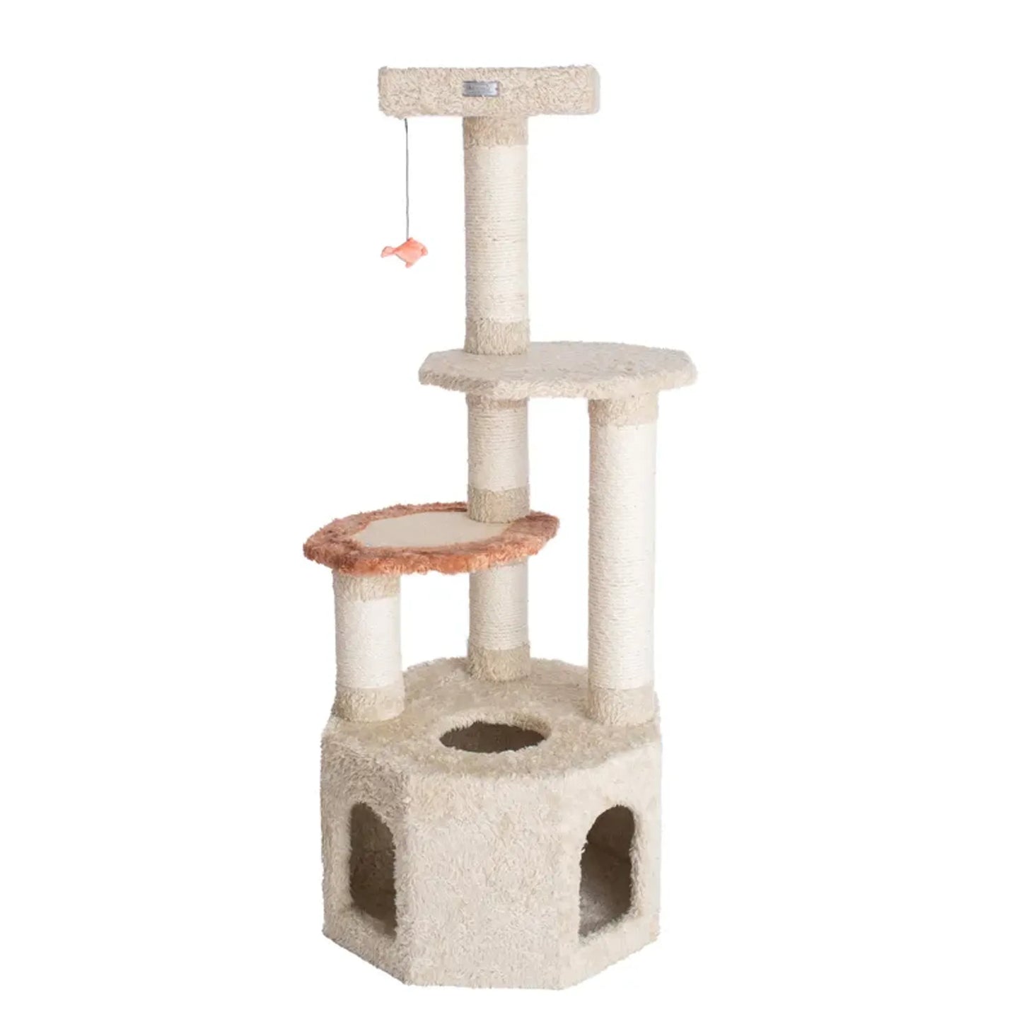 Armarkat X5703 Carpet Cat Furniture Real Wood Cat Condo - Your Pet Connection
