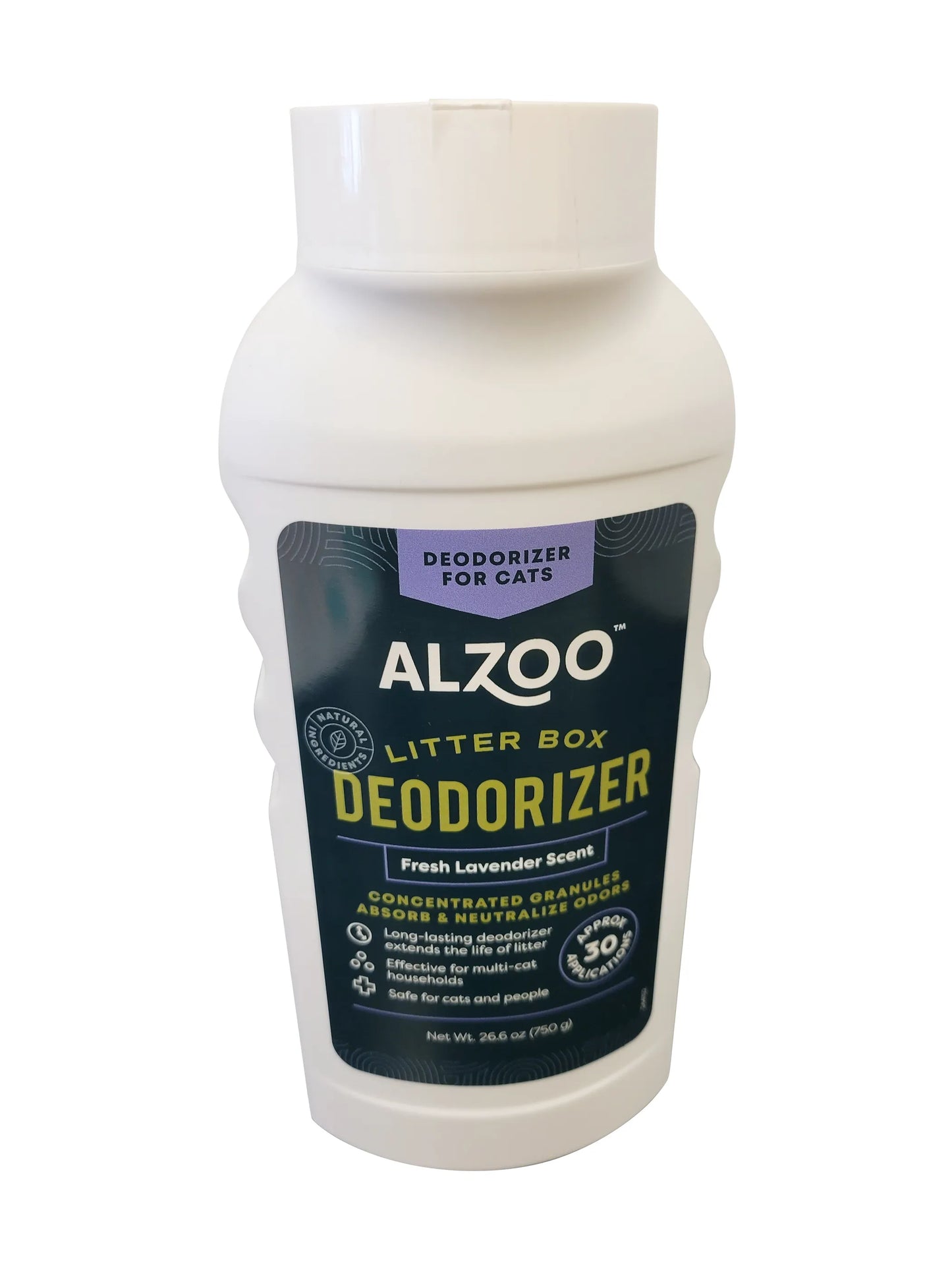 ALZOO Plant-Based Cat Litter Deodorizer Fresh Lavender, 26.6oz - Your Pet Connection