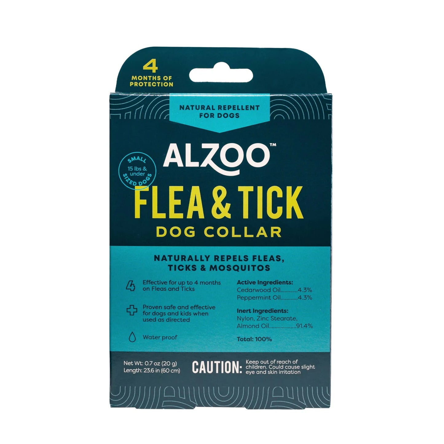 ALZOO Flea & Tick Repellent Collar Medium