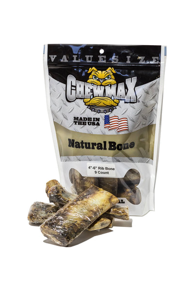 ChewMax Pet Products Rib Beef Bones 9-Count