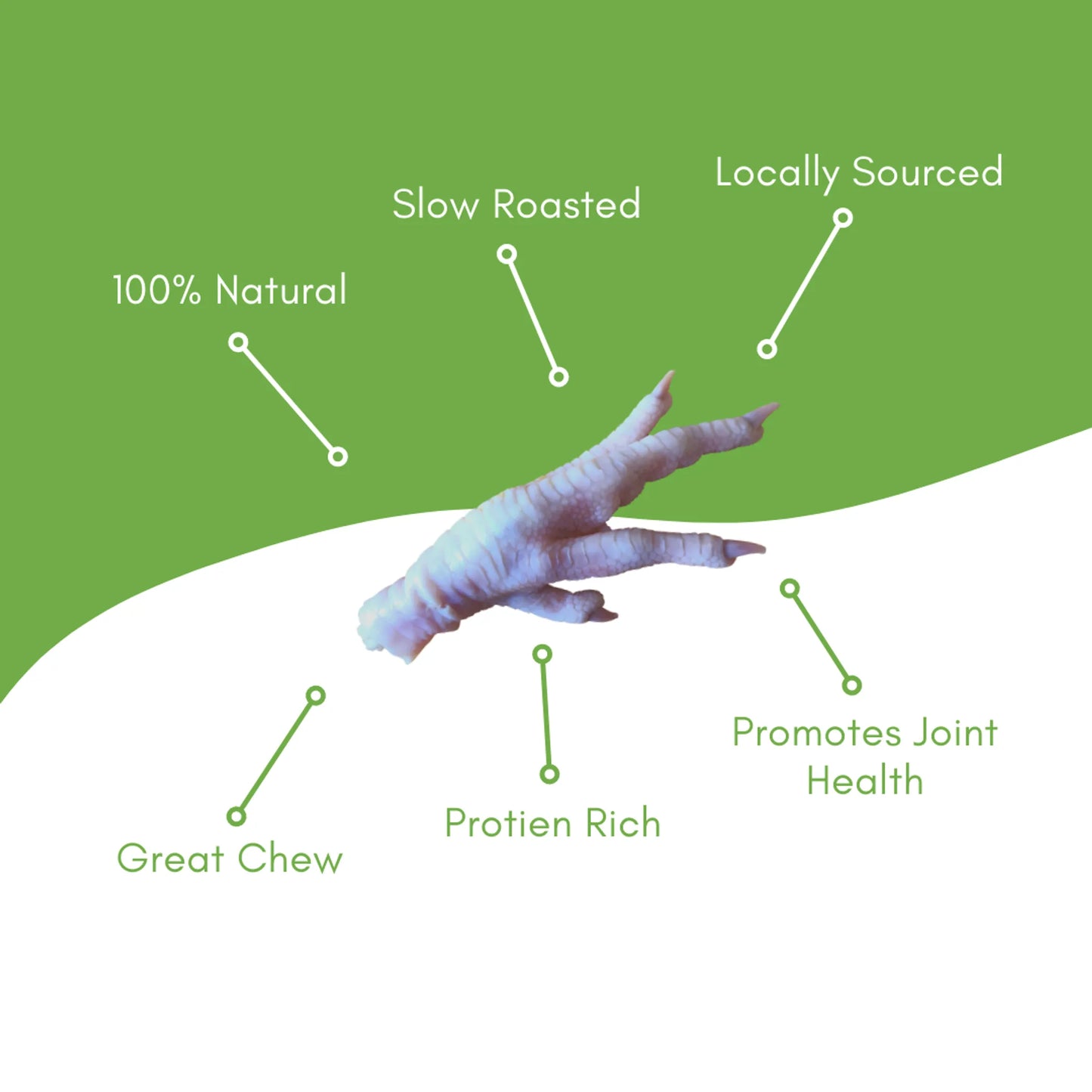 1 LB Bag Duck Feet - Your Pet Connection