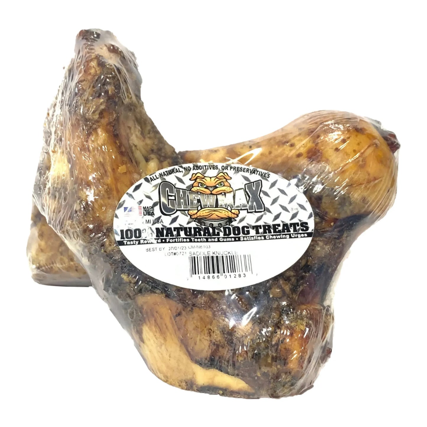 ChewMax Pet Products Saddle Knuckle Beef Bone 8-Inch