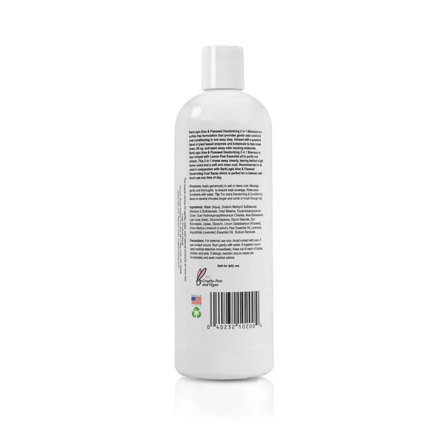 BarkLogic Aloe & Flaxseed Deodorizing 2 in 1 Shampoo - Your Pet Connection