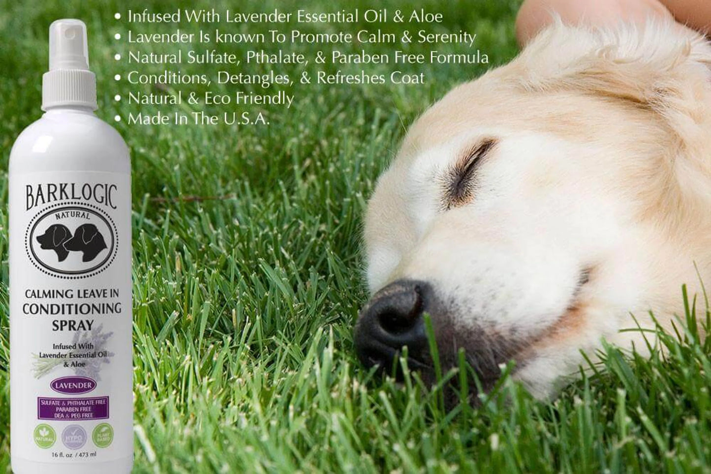 BarkLogic Calming Leave In Conditioner Spray - Your Pet Connection