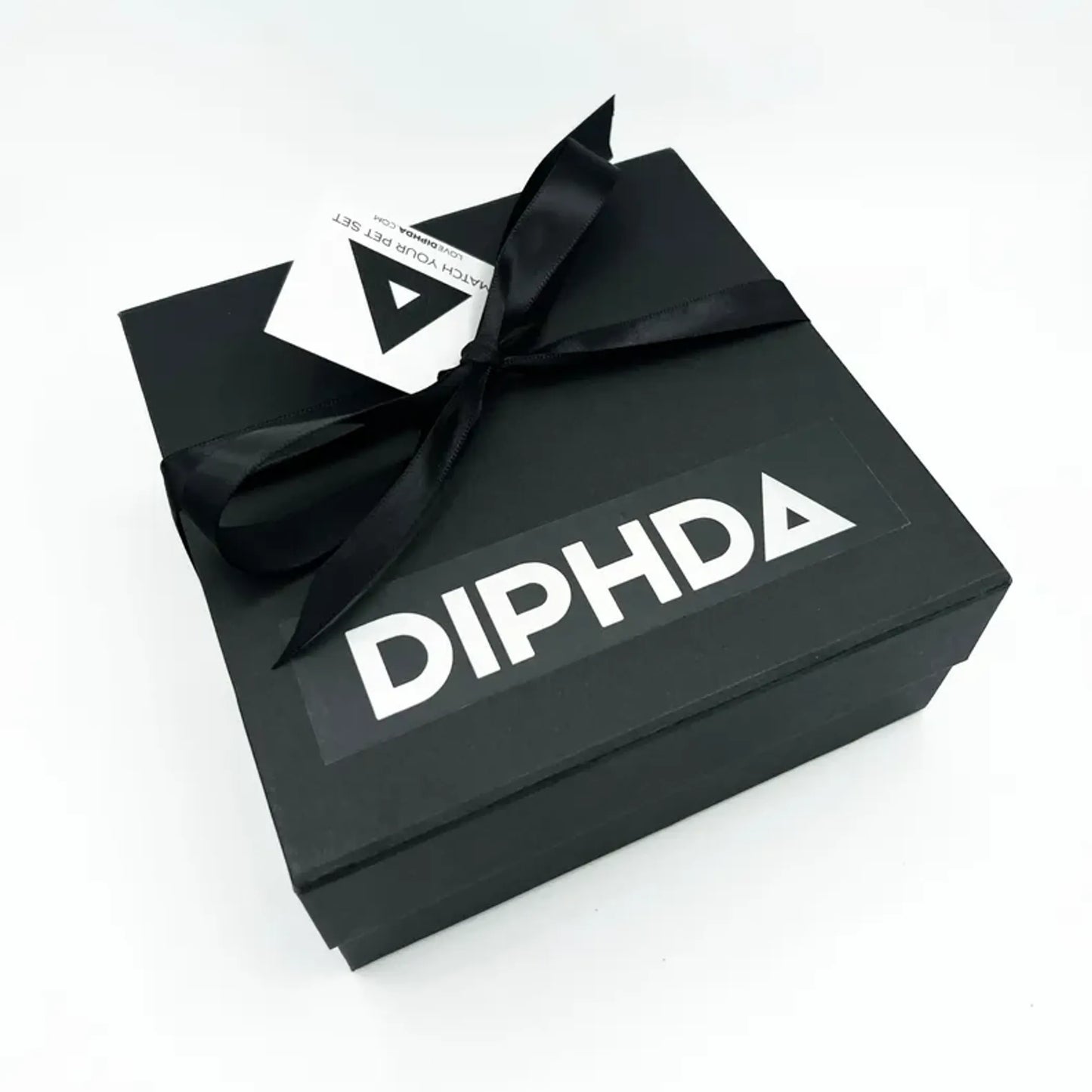 DIPHDA Crystal Pet Collar and Necklace Set