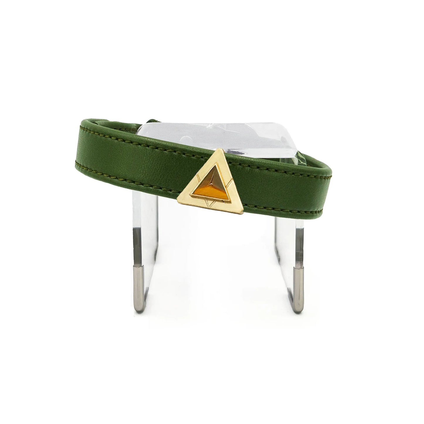 DIPHDA Olive Tiger Collar Charm Set