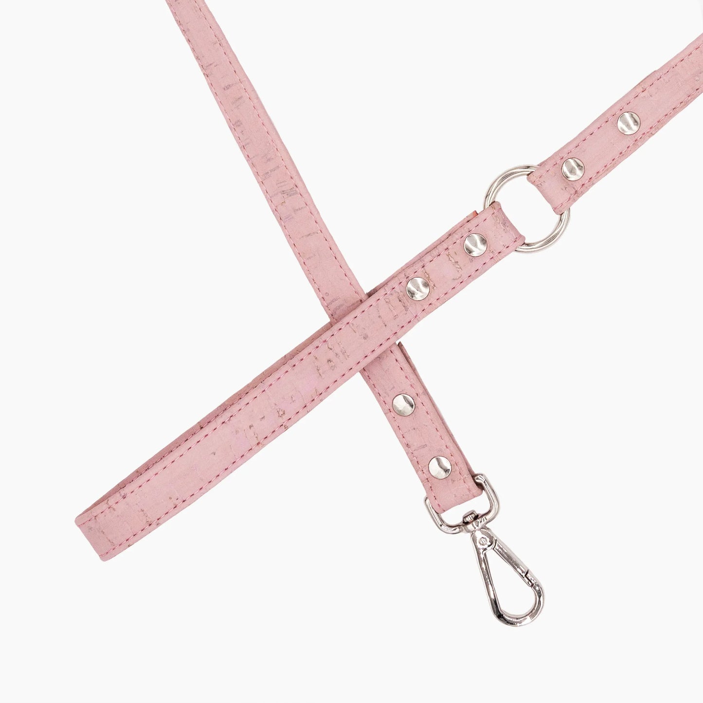 Love Pink Cork Leather Leash - Your Pet Connection