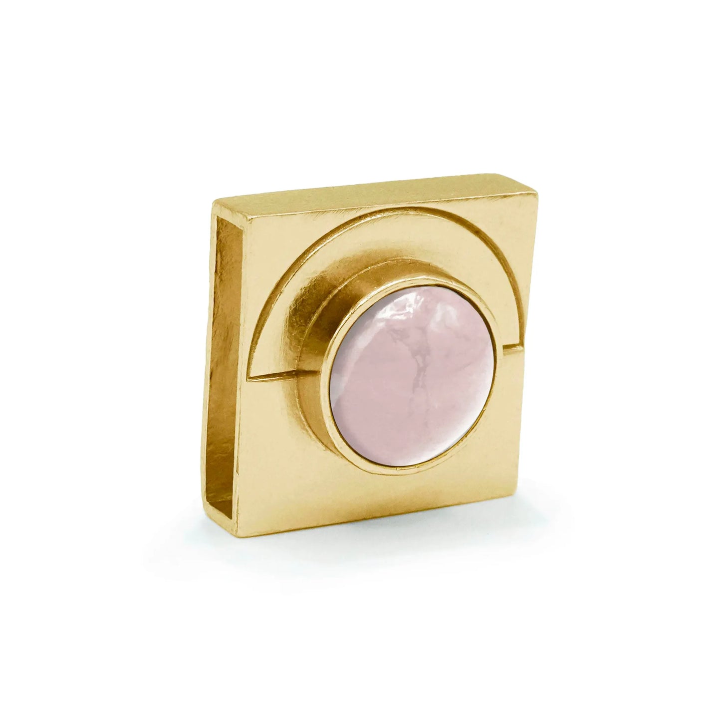 Rose Quartz Moon Charm - Your Pet Connection