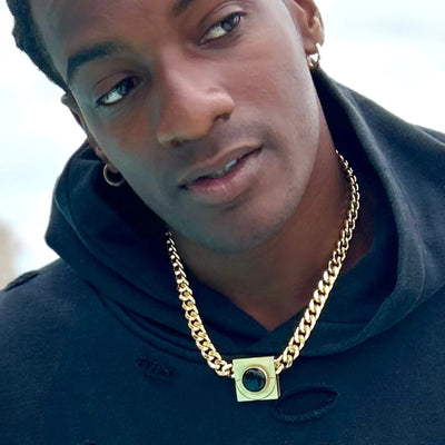 Iconic Moon Necklace in Gold - Your Pet Connection