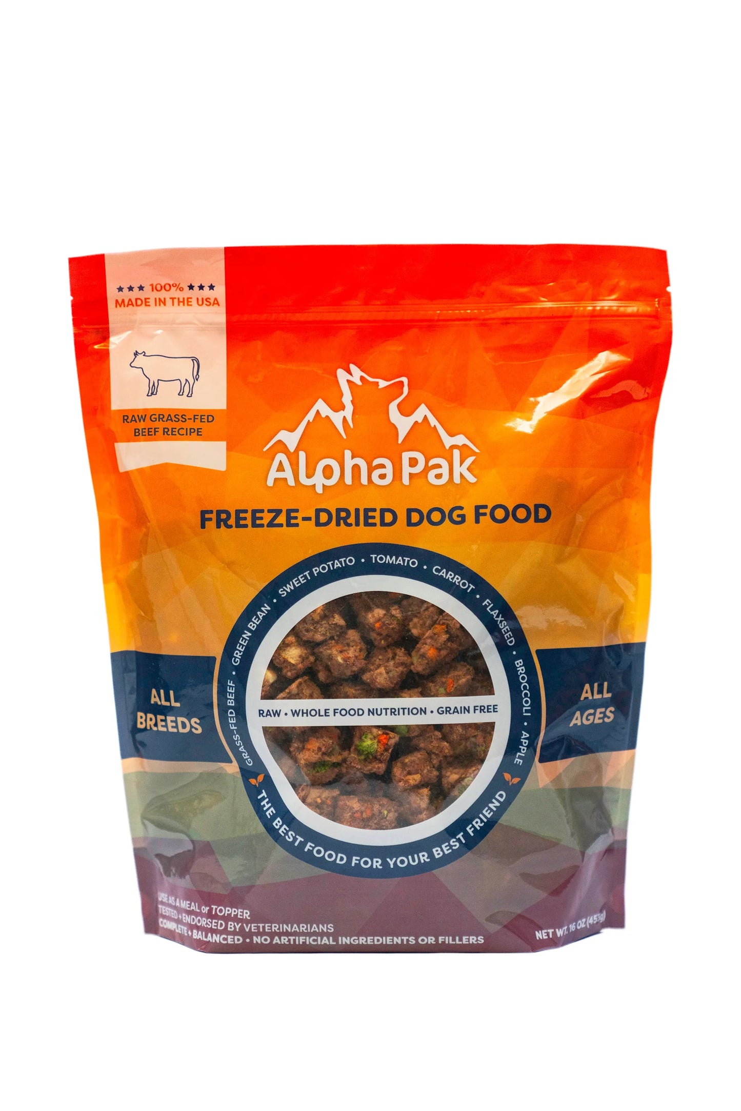 ALPHAPAK RAW FREEZE DRIED DOG FOOD 16 OZ - Your Pet Connection