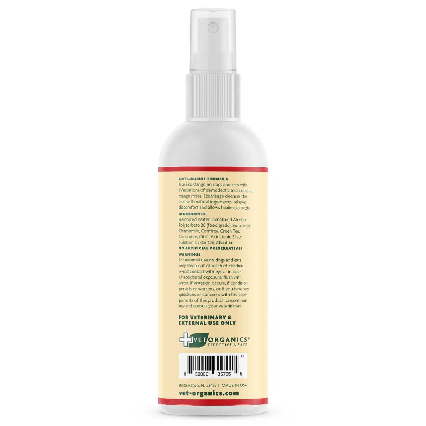 Vet Organics EcoMange Mange Treatment Spray 8 oz