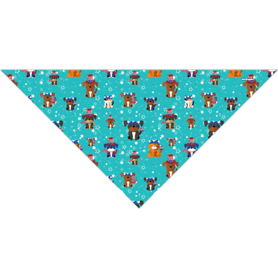 Bandoggies Holiday Microfiber Dog Bandana 15x7.5
