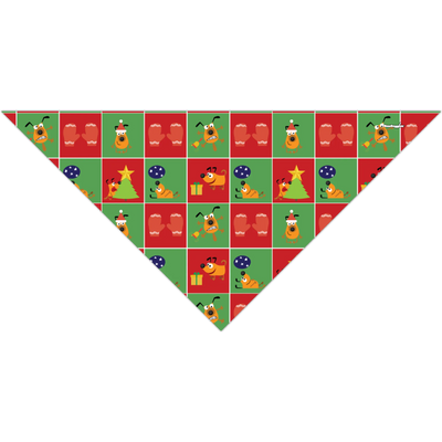 Bandoggies Festive Holiday Dog Bandanas 25" x 18"