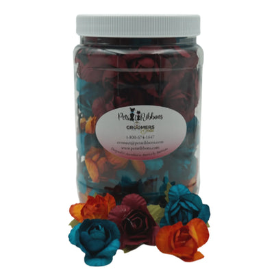 Pets Ribbons Floral Autumn Pet Bands Jar