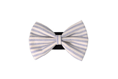 Pets Ribbons Chambray Stripe Bow Tie for Pets